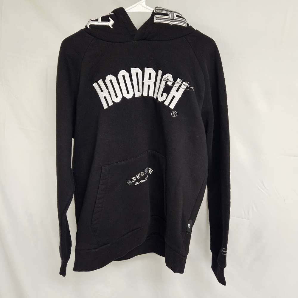 Stature Hoodrich Signature Black Hoodie Large Streetwear Hip Hop